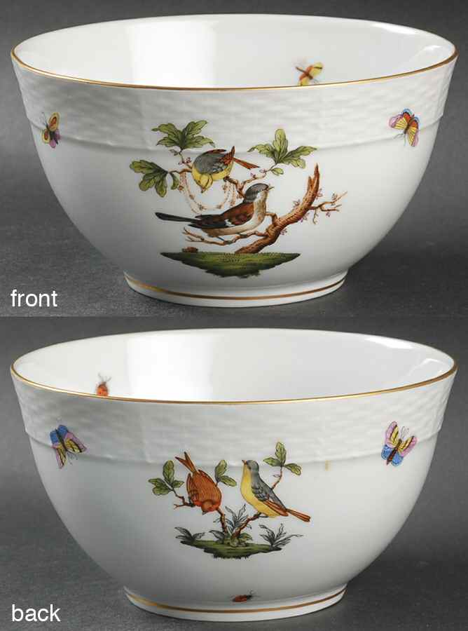 Rothschild Bird (RO) 6" Round Serving Bowl by Herend-1