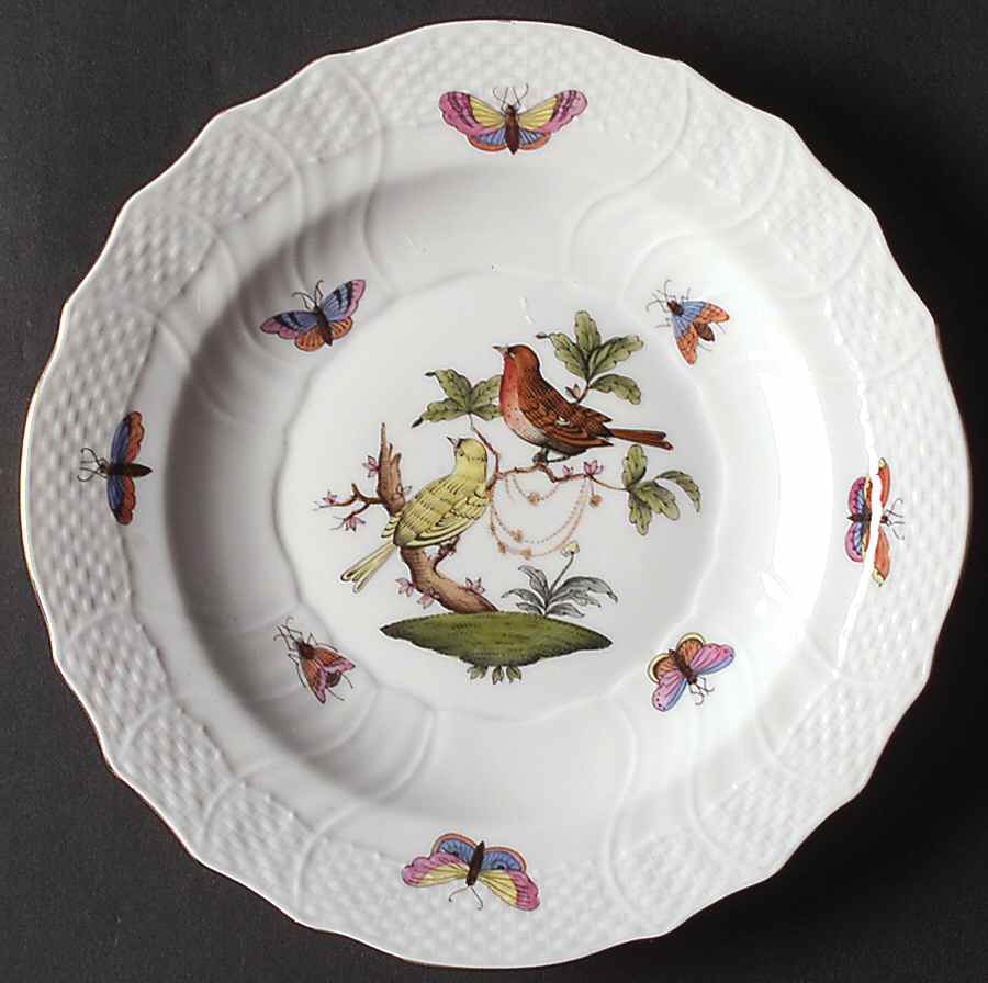 Rothschild Bird (RO) Salad Plate by Herend-1