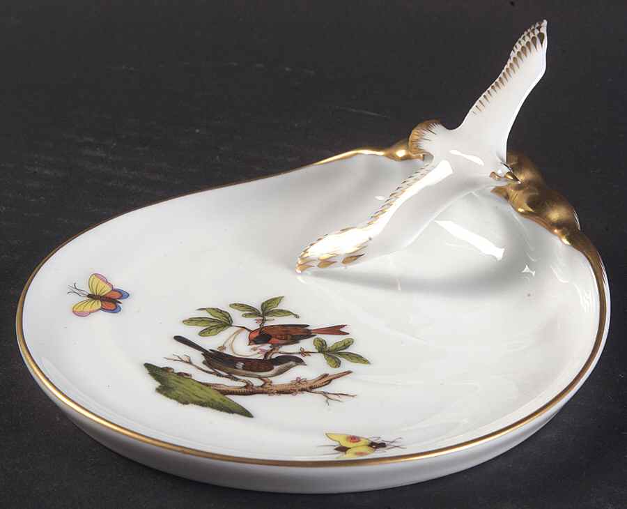 Rothschild Bird (RO) Seagull Soap Dish by Herend-1