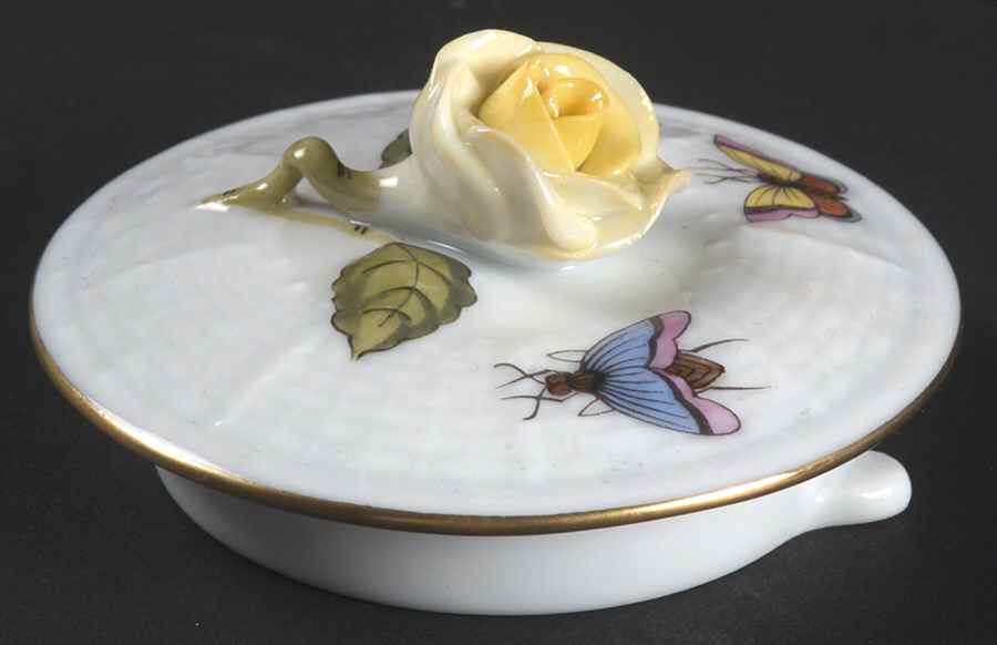 Rothschild Bird (RO) Lid for Small Teapot by Herend-1