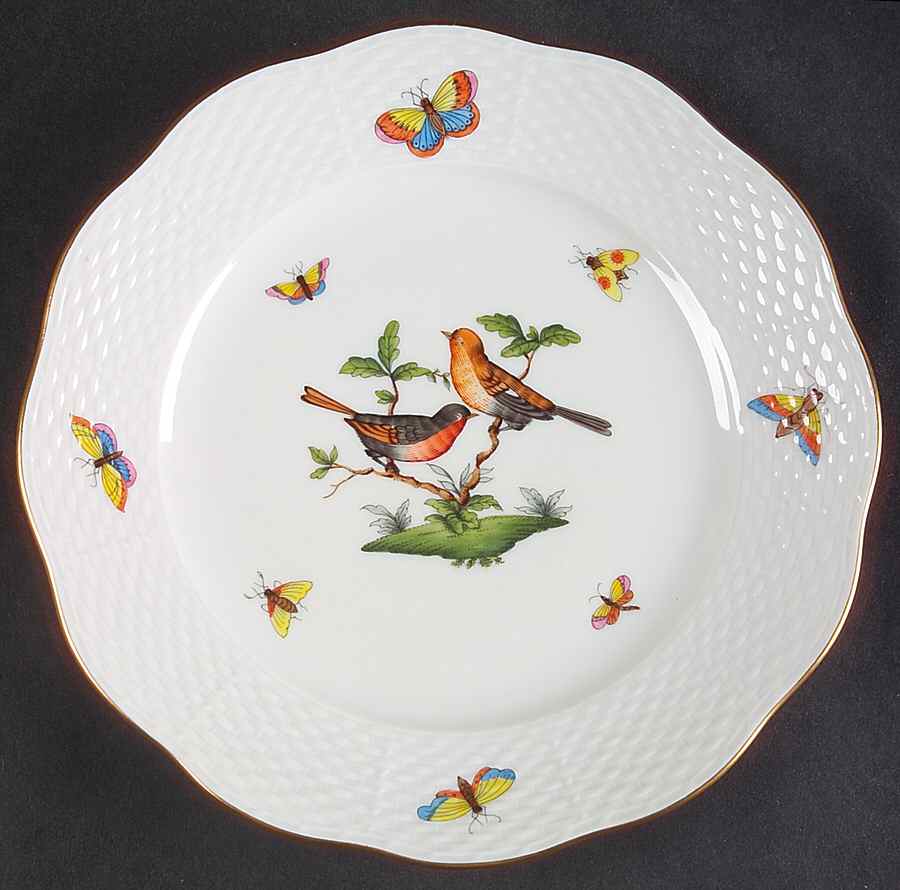 Rothschild Bird (RO) Salad Plate by Herend-1