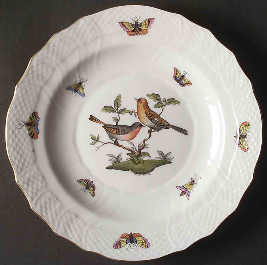 Rothschild Bird (RO) Salad Plate by Herend-1