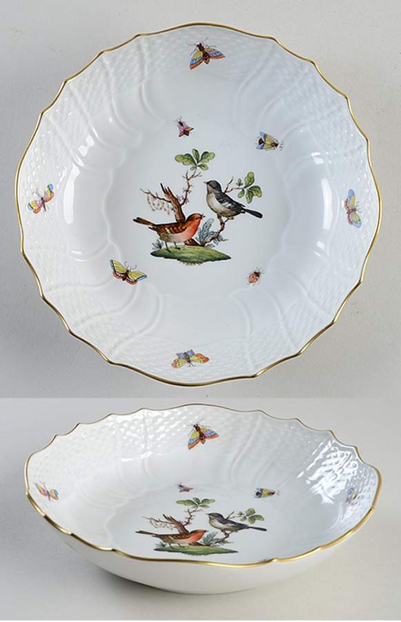 Rothschild Bird (RO) 8" All Purpose Bowl by Herend-1