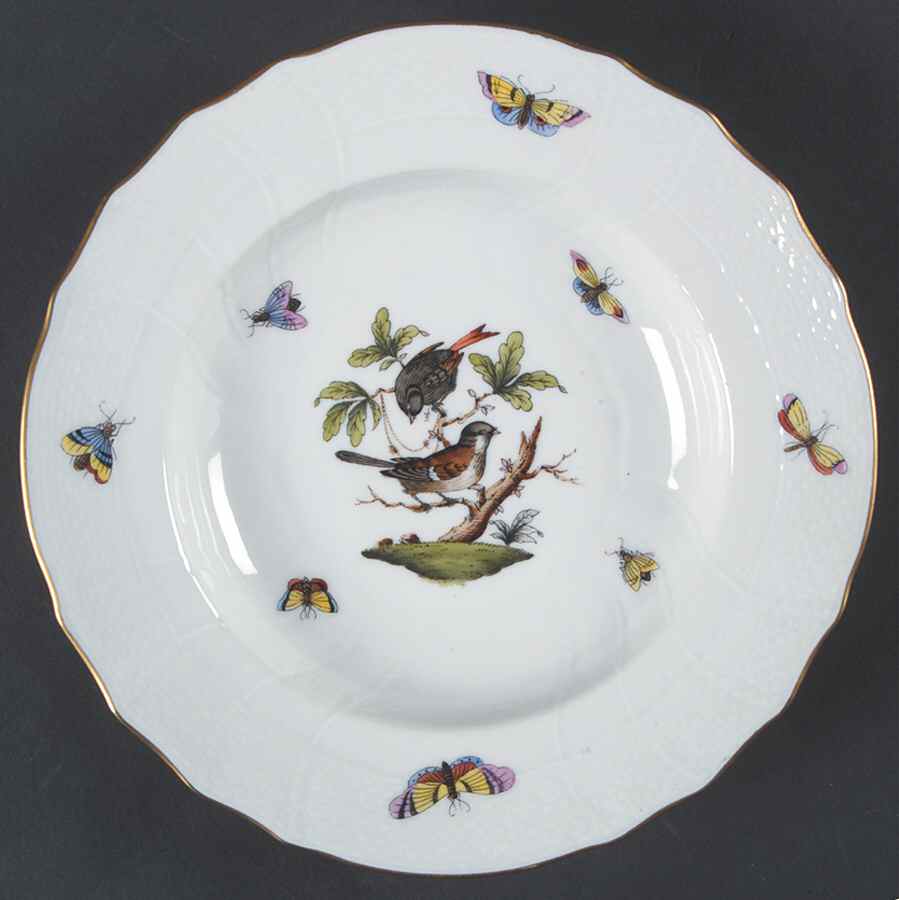 Rothschild Bird (RO) Rim Soup Bowl by Herend-1