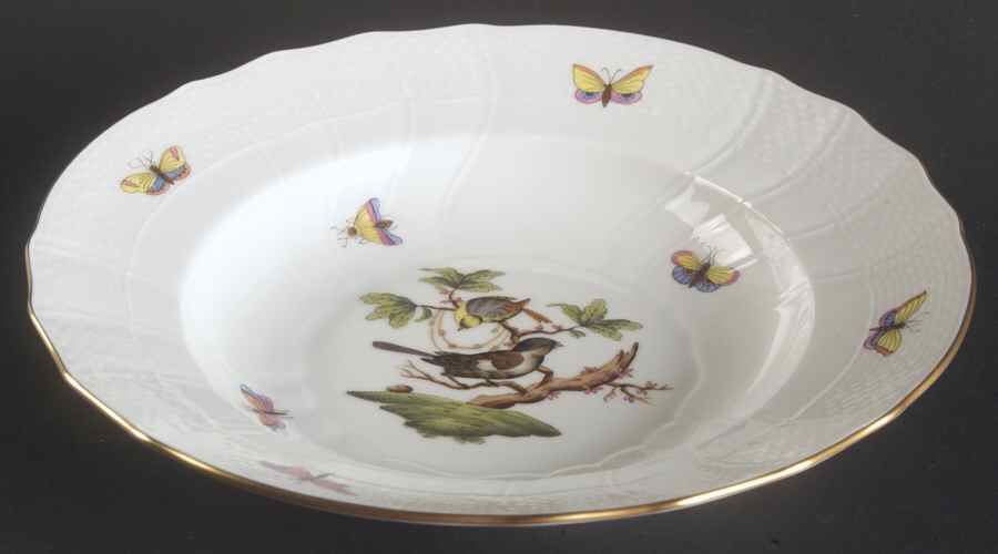 Rothschild Bird (RO) Rim Soup Bowl by Herend-1