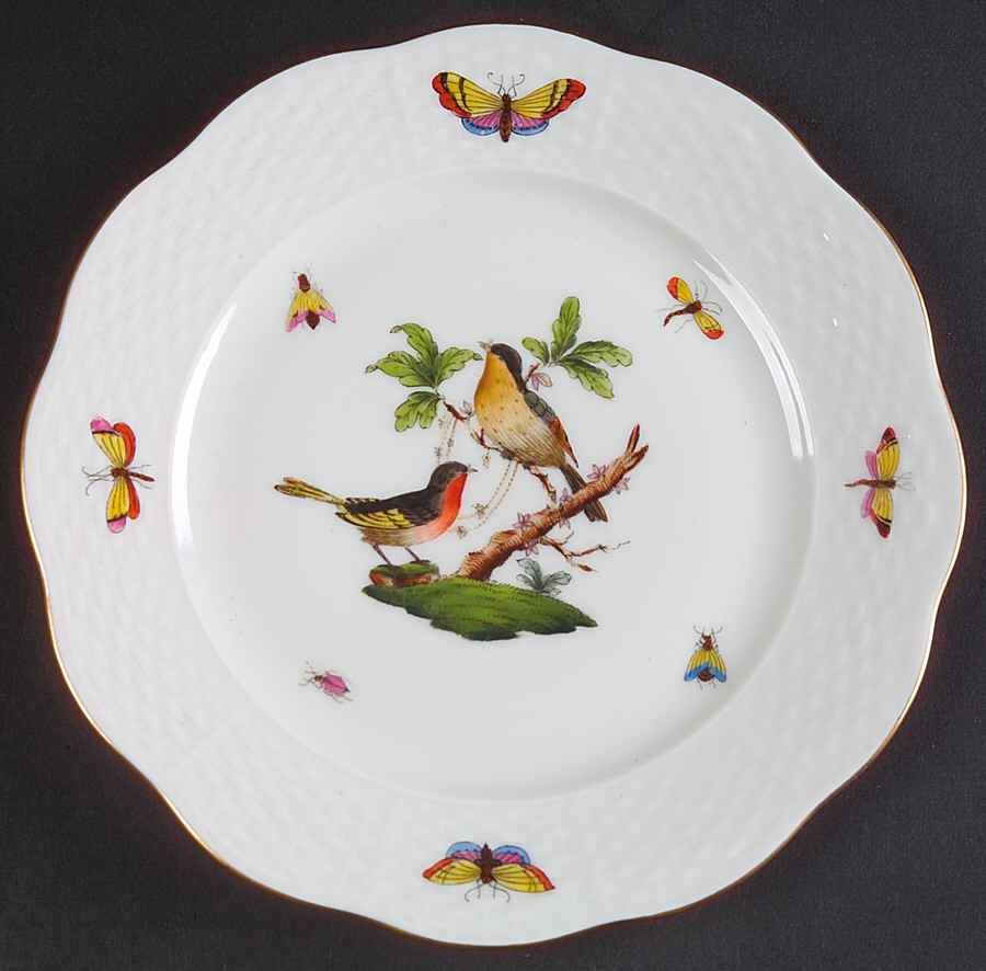 Rothschild Bird (RO) Salad Plate by Herend-1