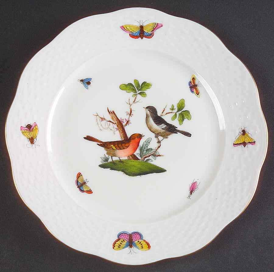 Rothschild Bird (RO) Salad Plate by Herend-1