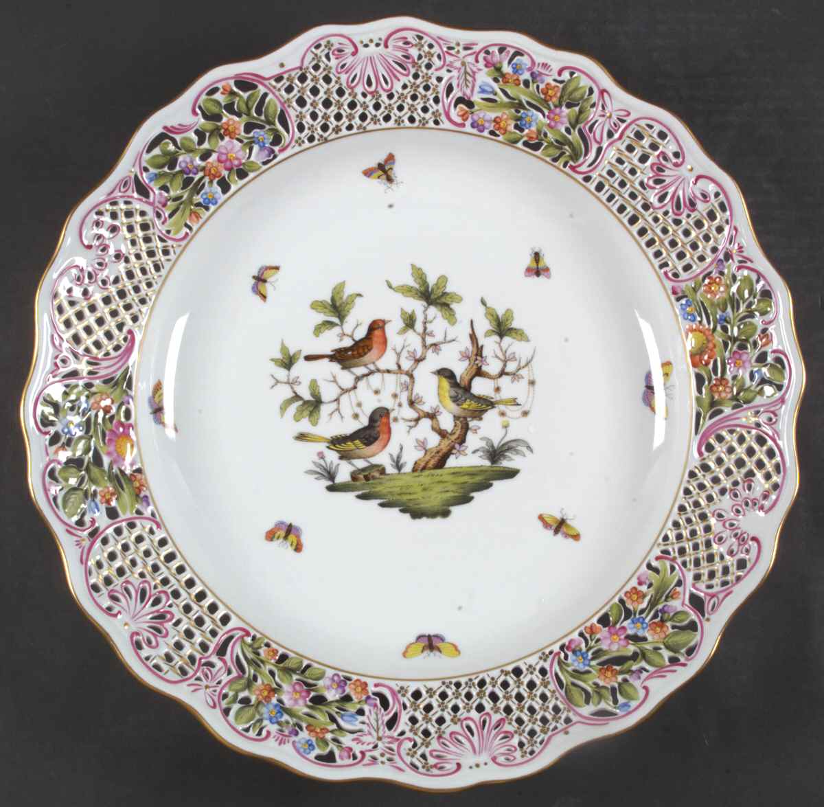 Rothschild Bird (RO) Utility Tray by Herend-1