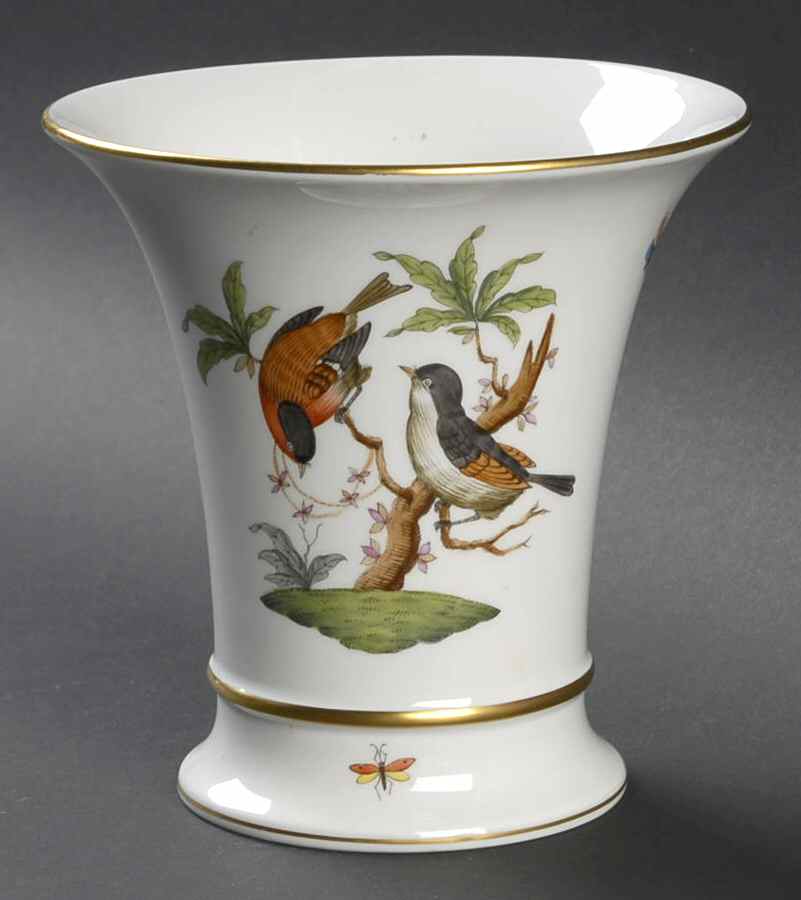 Rothschild Bird (RO) 5" Vase by Herend-1