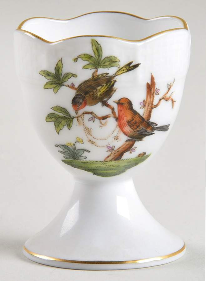 Rothschild Bird (RO) Single Egg Cup by Herend-1