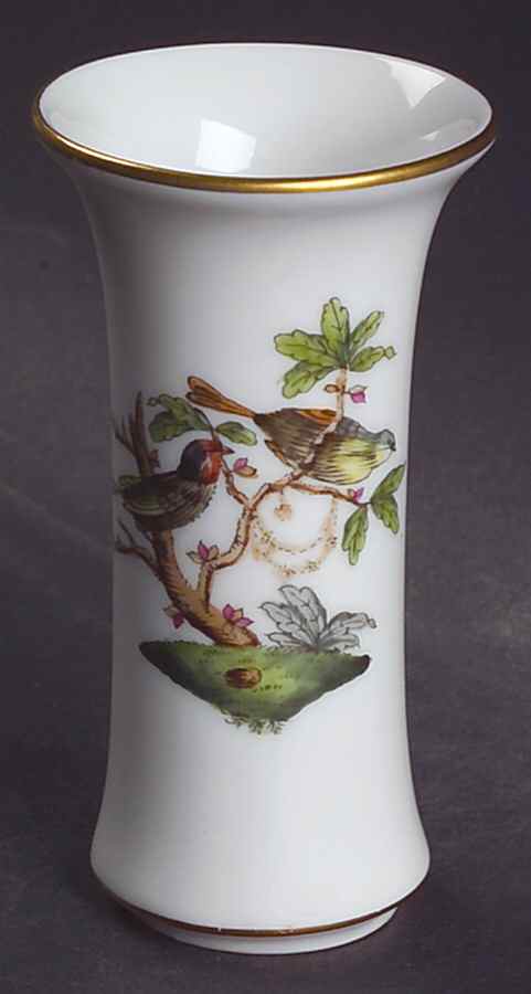Rothschild Bird (RO) 3" Mini Bud Vase by Herend-1