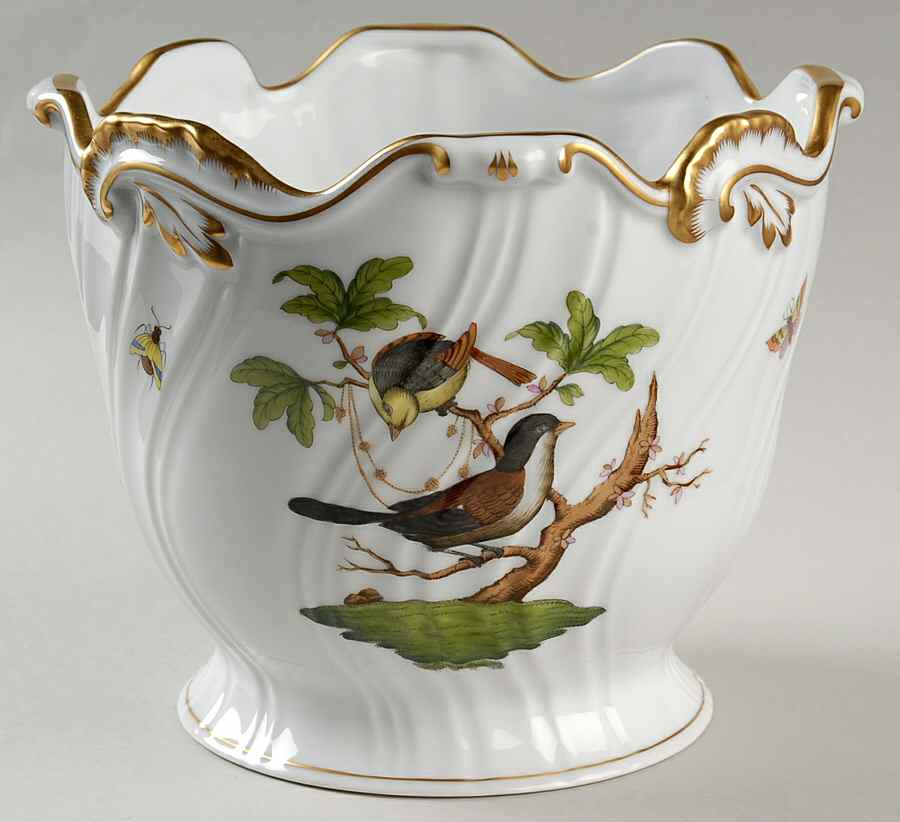 Rothschild Bird (RO) 6" Cachepot by Herend-1