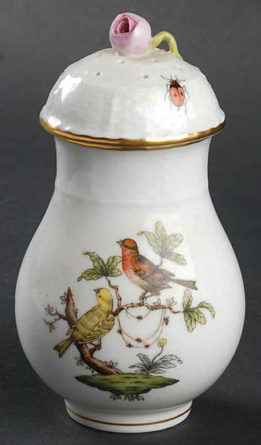 Rothschild Bird (RO) Sugar Shaker & Lid by Herend-1
