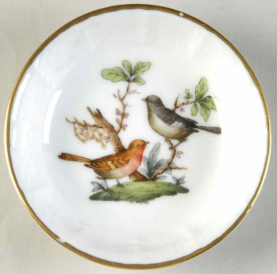Rothschild Bird (RO) Butter Pat by Herend-1