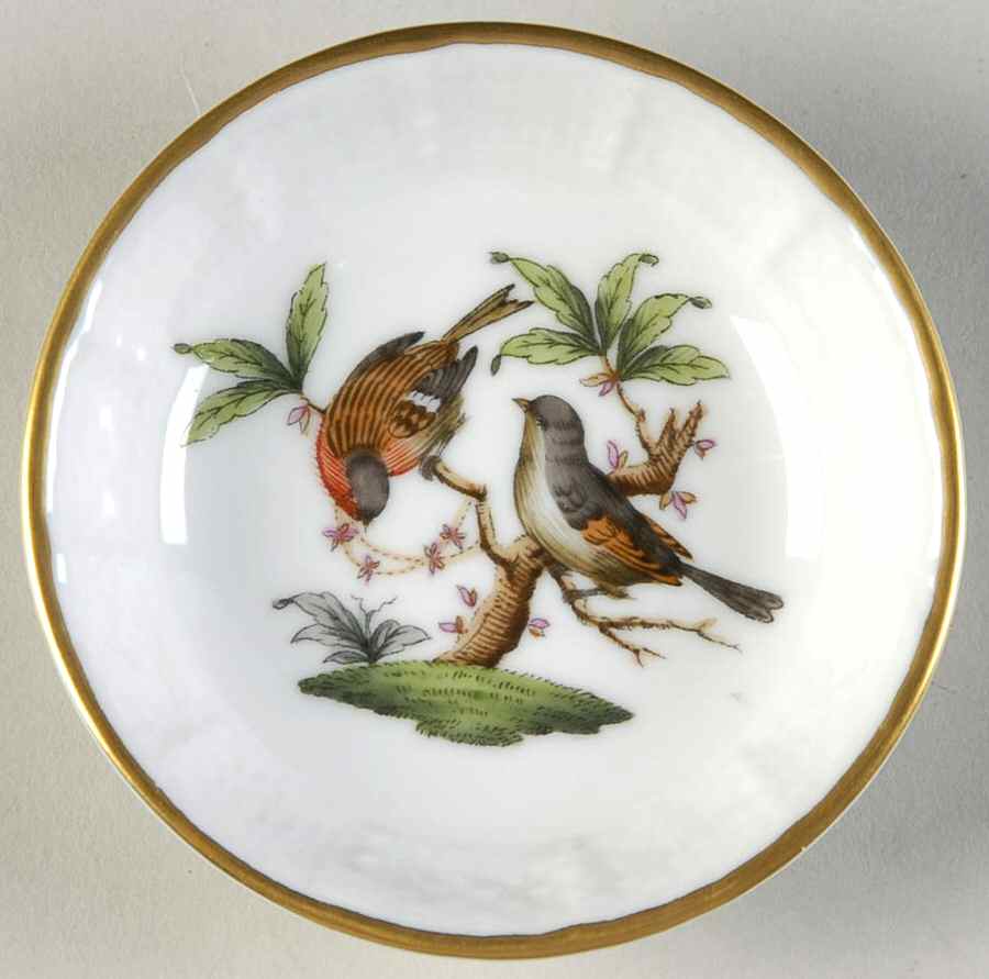 Rothschild Bird (RO) Butter Pat by Herend-1