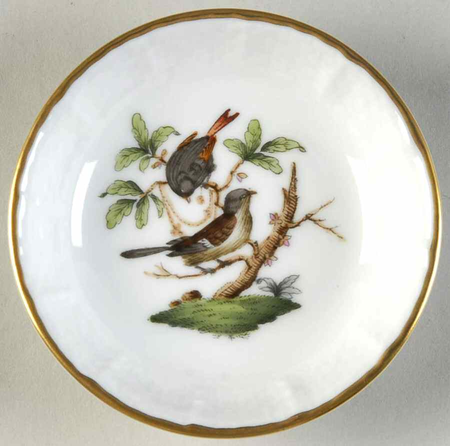 Rothschild Bird (RO) Butter Pat by Herend-1