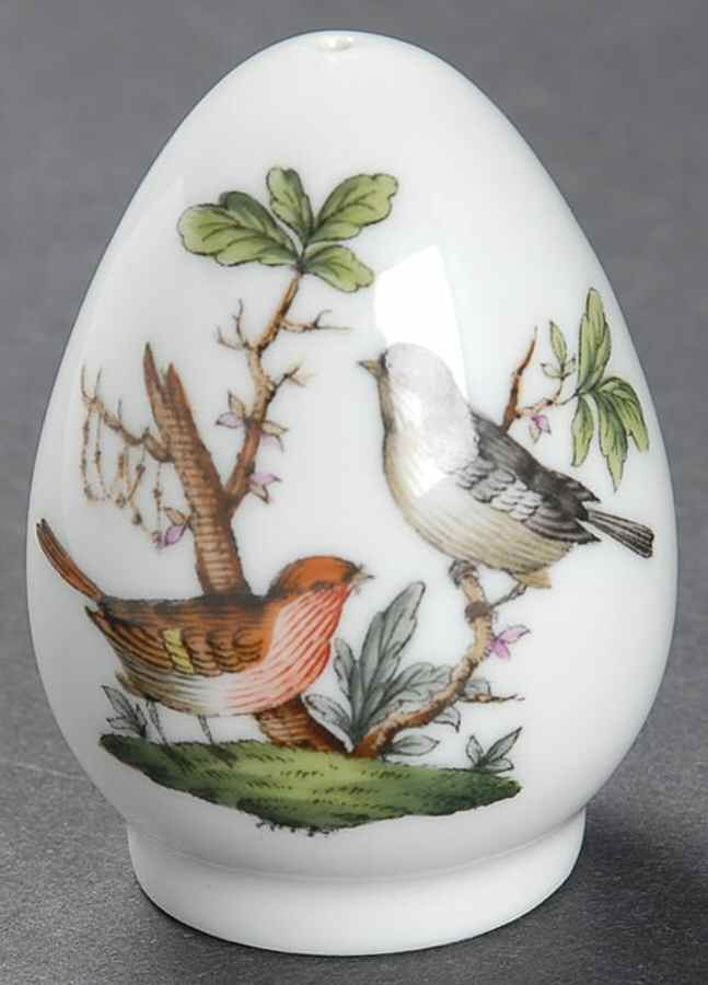 Rothschild Bird (RO) Salt Shaker No Ceramic Stopper by Herend-1