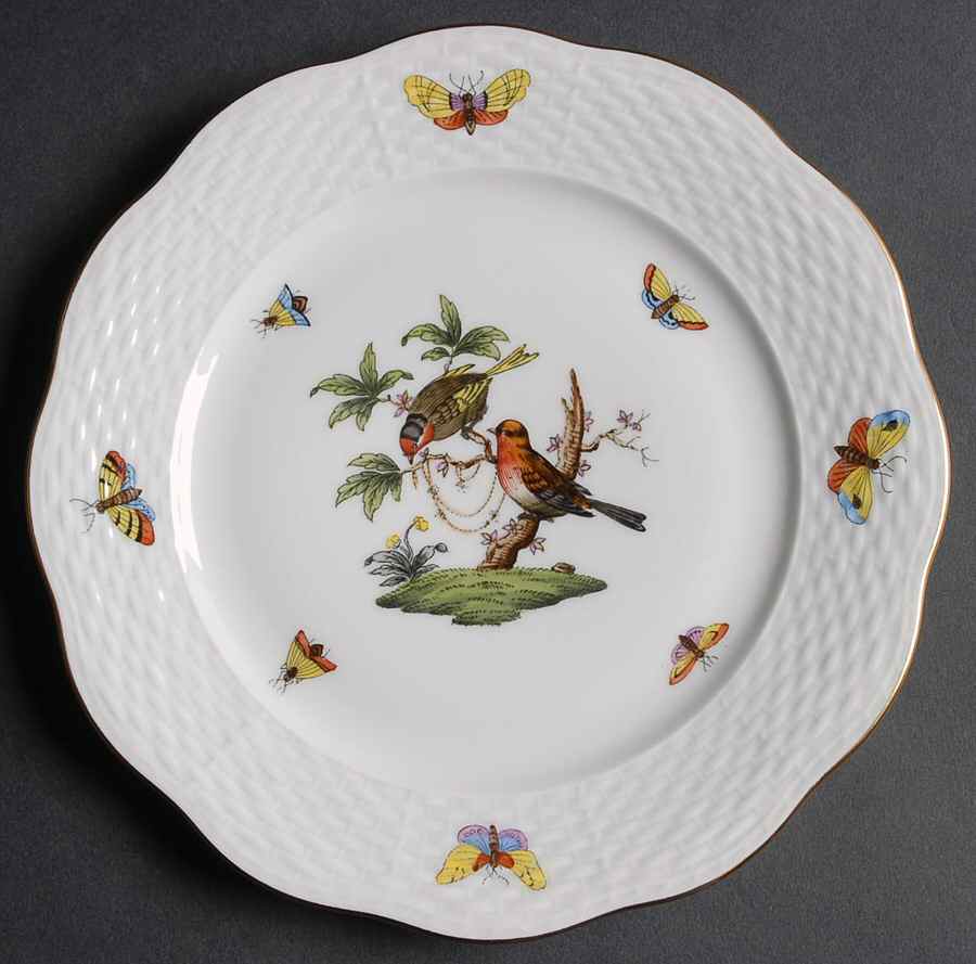 Rothschild Bird (RO) Salad Plate by Herend-1