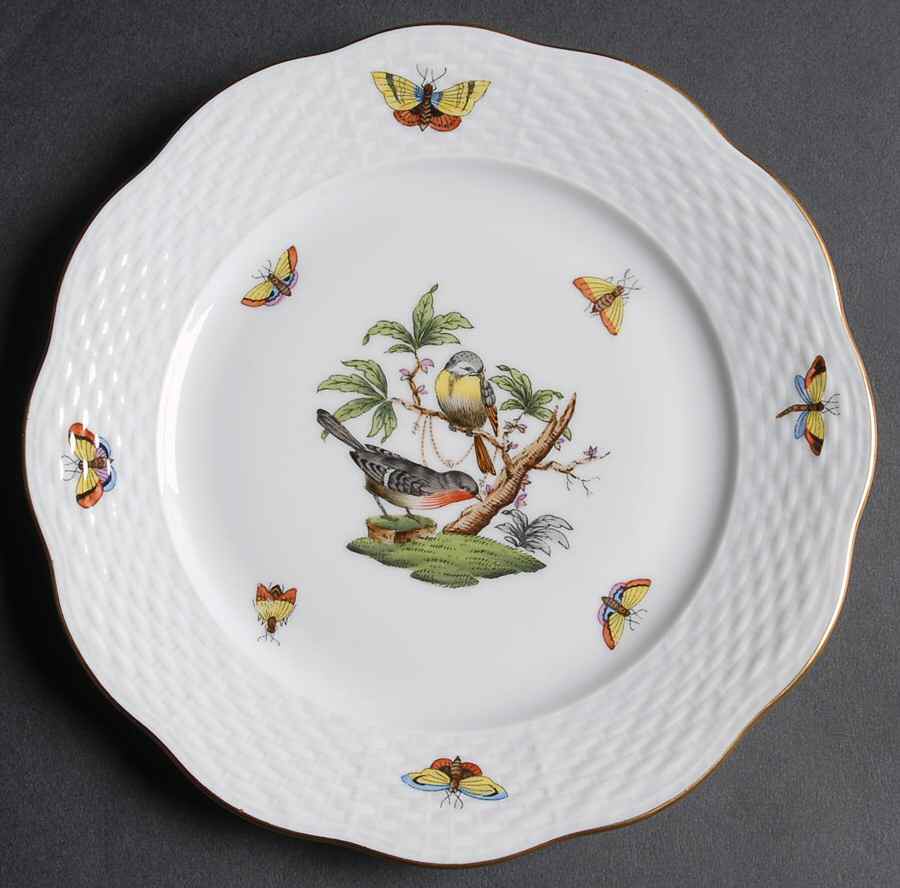 Rothschild Bird (RO) Salad Plate by Herend-1