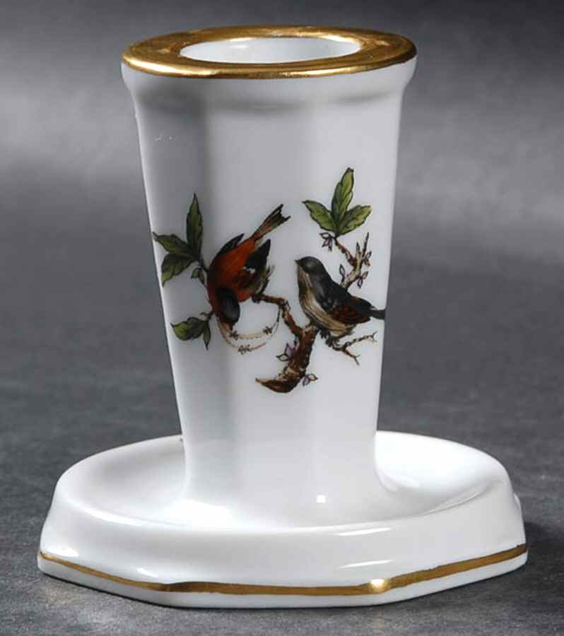 Rothschild Bird (RO) 2" Candlestick by Herend-1