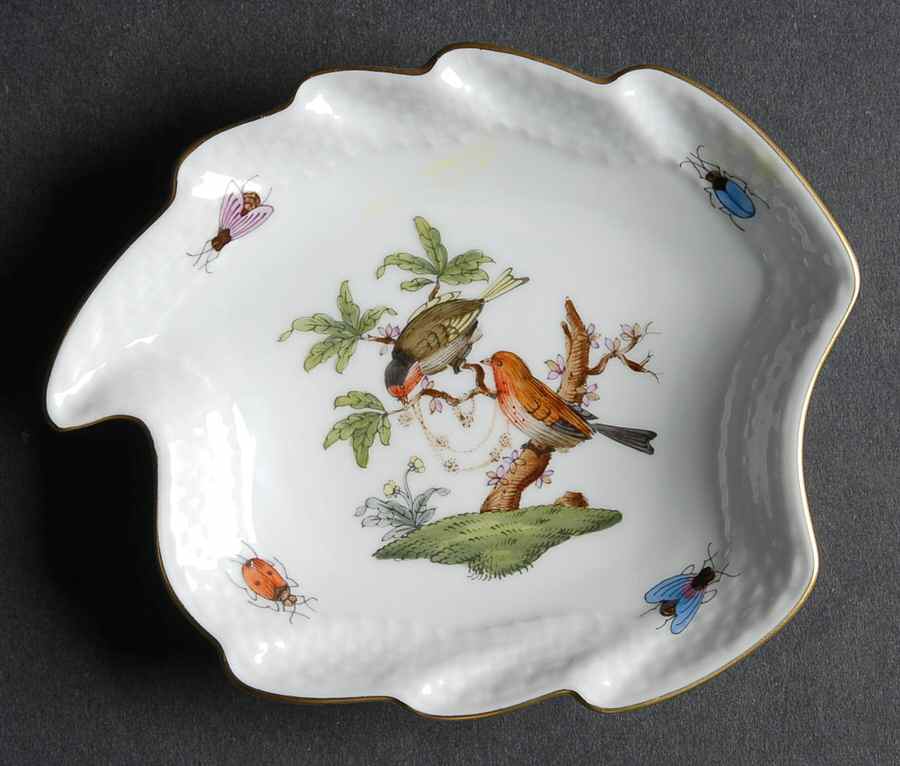 Rothschild Bird (RO) 4" Ashtray by Herend-1