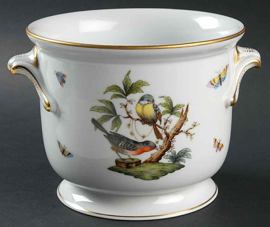 Rothschild Bird (RO) 5" Cachepot by Herend-1