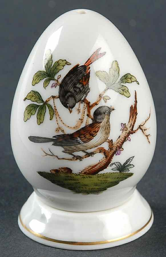 Rothschild Bird (RO) Pepper Shaker & Ceramic Stopper by Herend-1