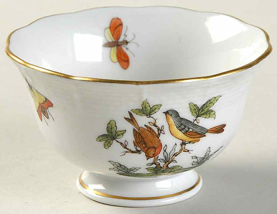 Rothschild Bird (RO) Individual Open Sugar Bowl by Herend-1