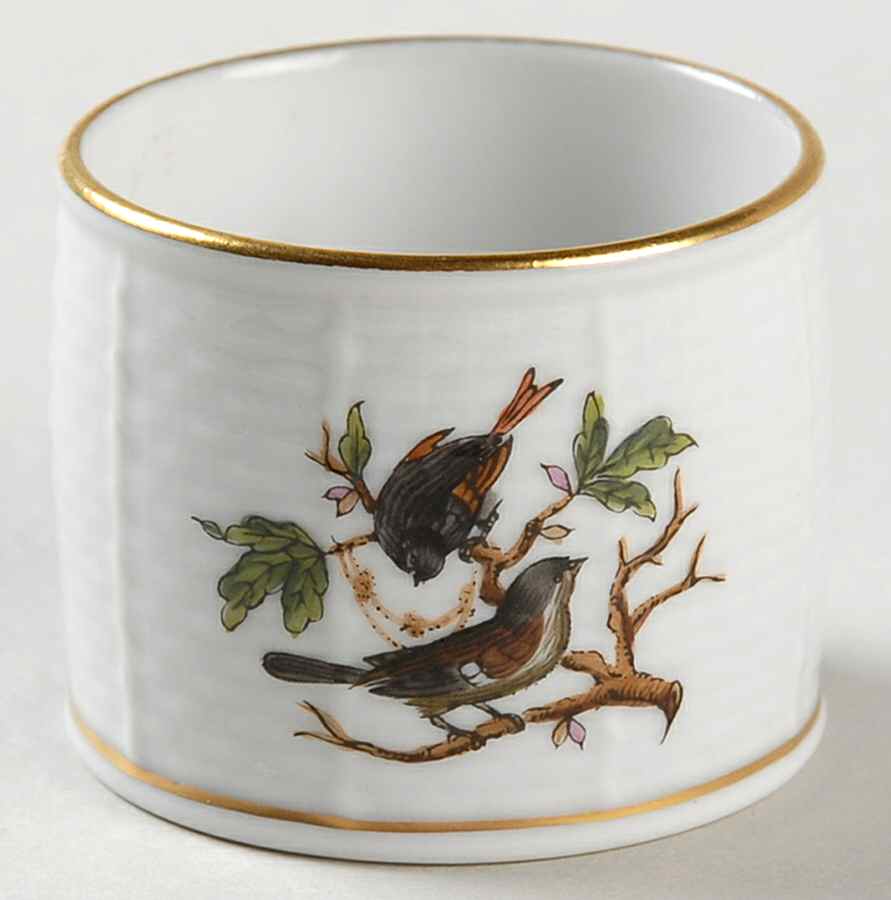 Rothschild Bird (RO) Napkin Ring by Herend-1