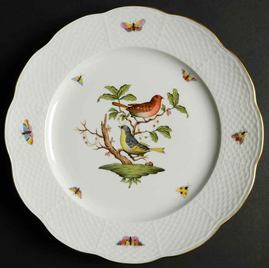 Rothschild Bird (RO) Service Plate (Charger) by Herend-1
