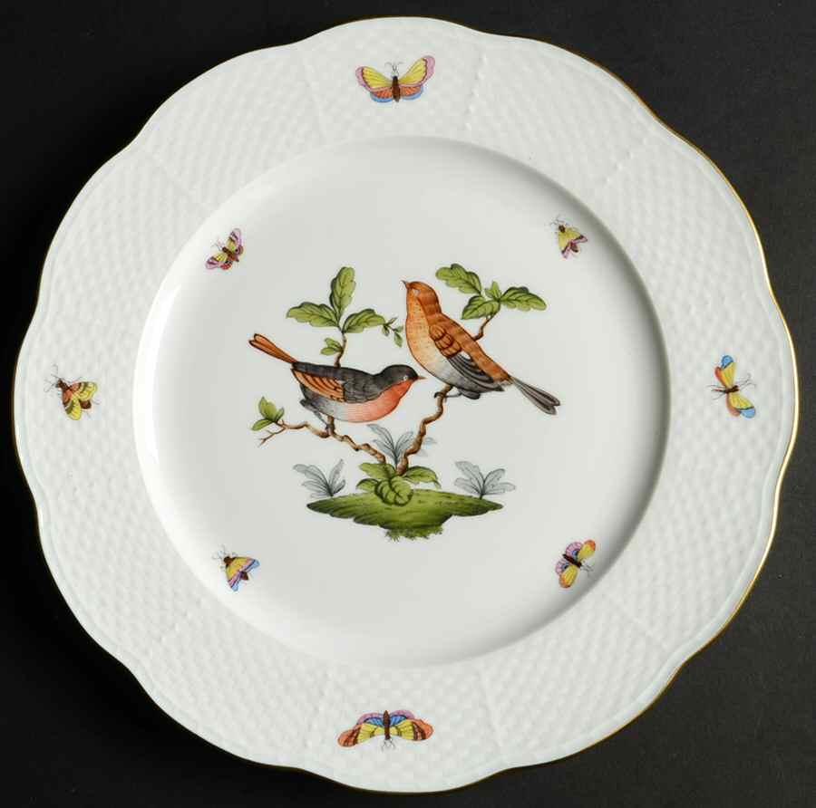 Rothschild Bird (RO) Service Plate (Charger) by Herend-1