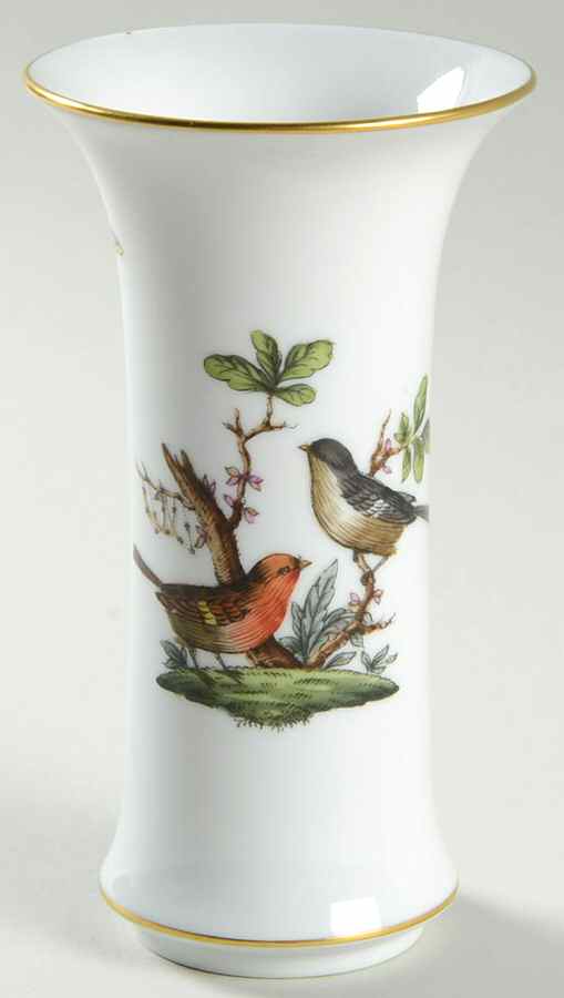 Rothschild Bird (RO) 4" Small Vase by Herend-1