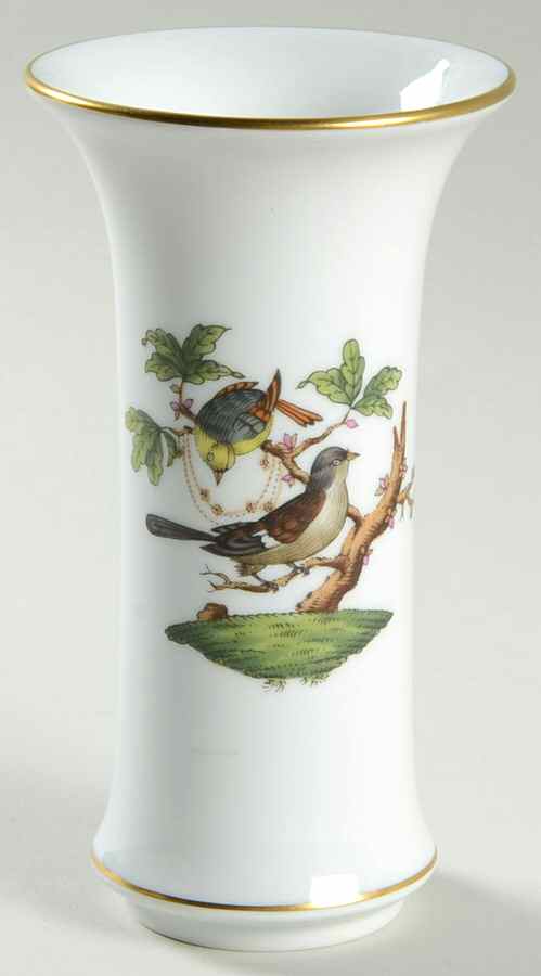 Rothschild Bird (RO) 4" Small Vase by Herend-1