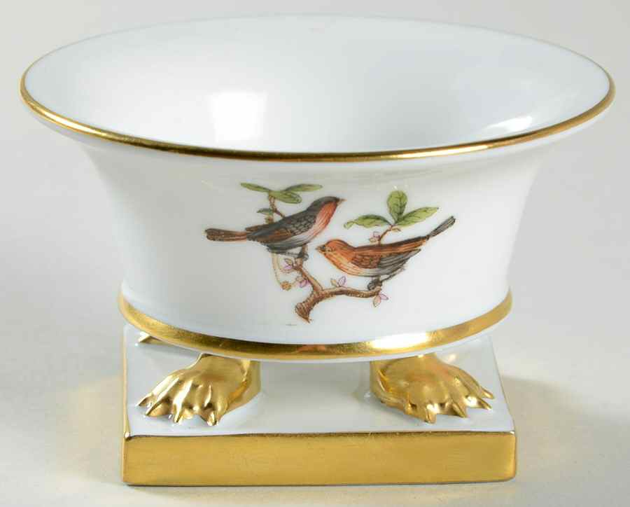 Rothschild Bird (RO) 1" Clawfooted Urn by Herend-1
