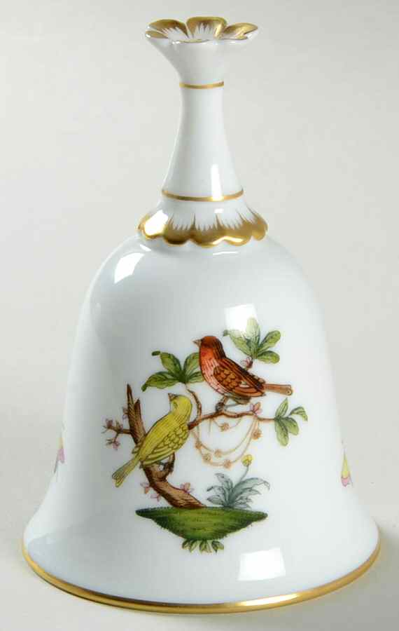 Rothschild Bird (RO) 4" Bell by Herend-1