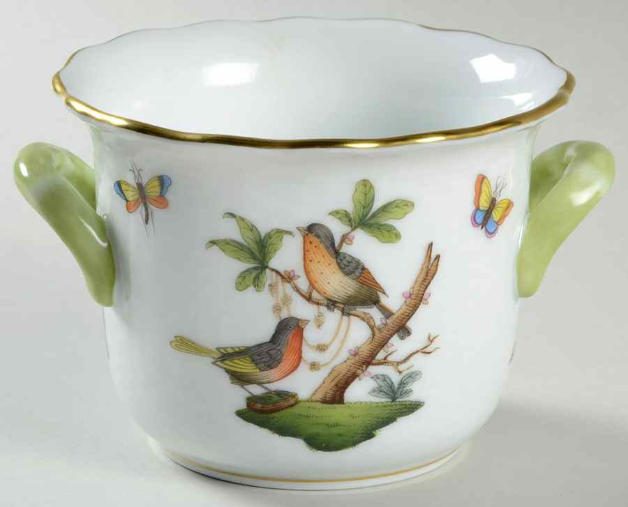 Rothschild Bird (RO) 3" Cachepot by Herend-1