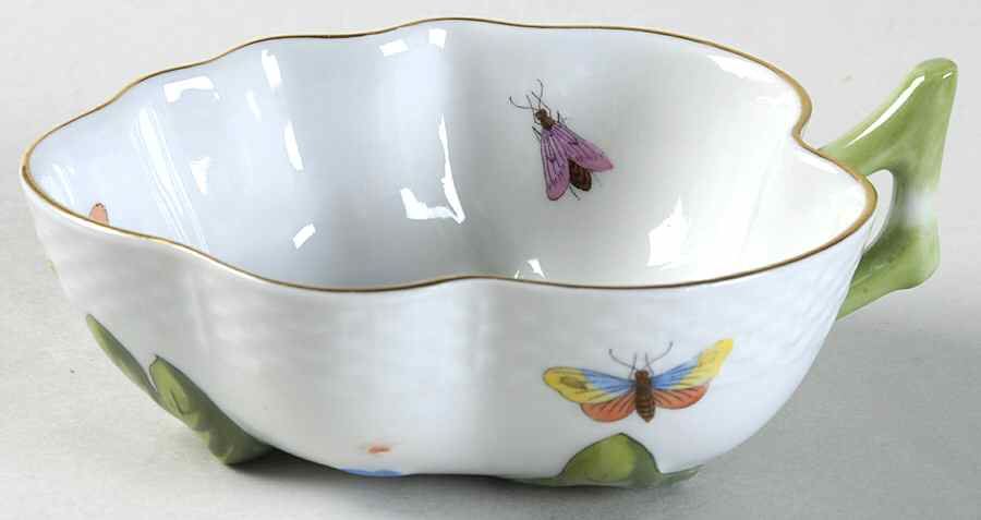 Rothschild Bird (RO) 5" Leaf Dish by Herend-1