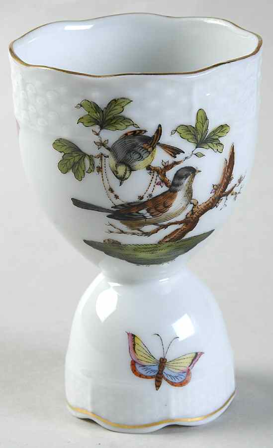 Rothschild Bird (RO) Double Egg Cup by Herend-1