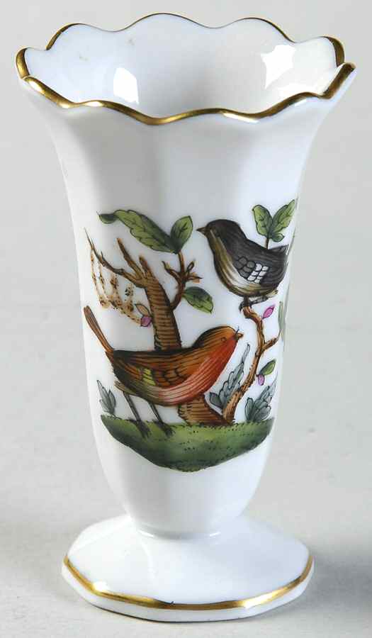 Rothschild Bird (RO) 2" Bud Vase by Herend-1
