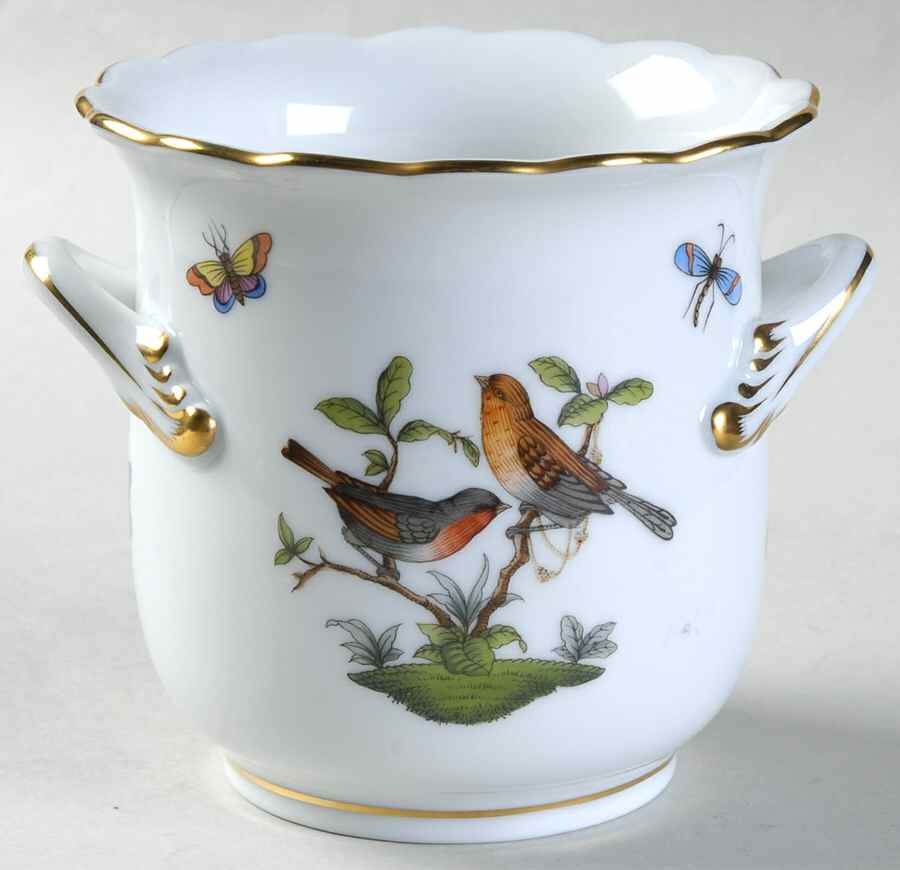 Rothschild Bird (RO) 3" Cachepot by Herend-1