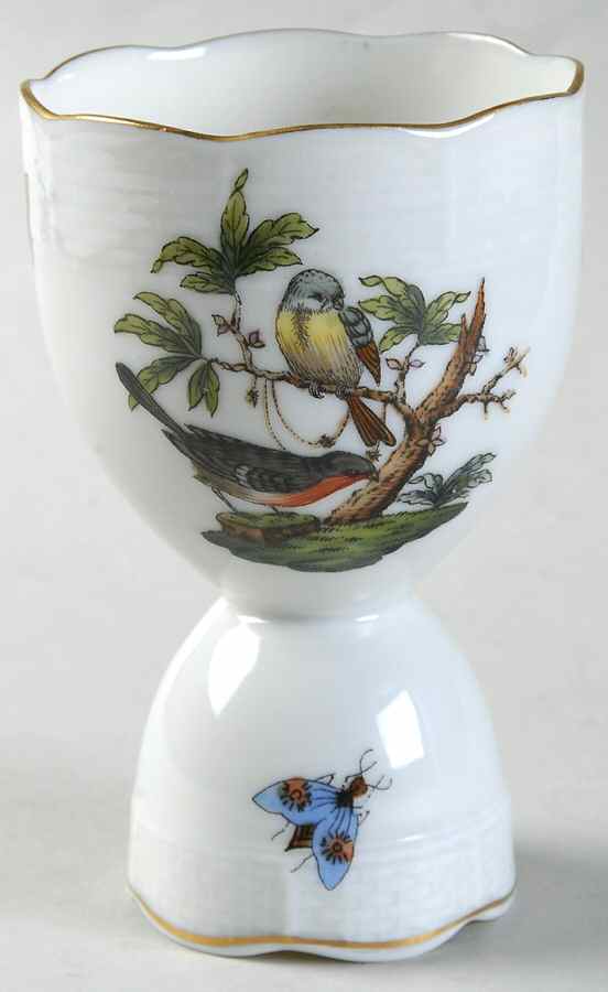 Rothschild Bird (RO) Double Egg Cup by Herend-1