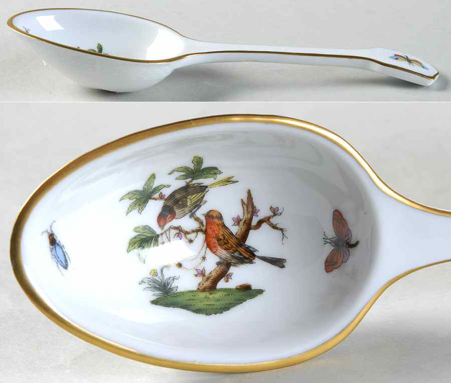 Rothschild Bird (RO) Tablespoon (Serving Spoon) by Herend-1