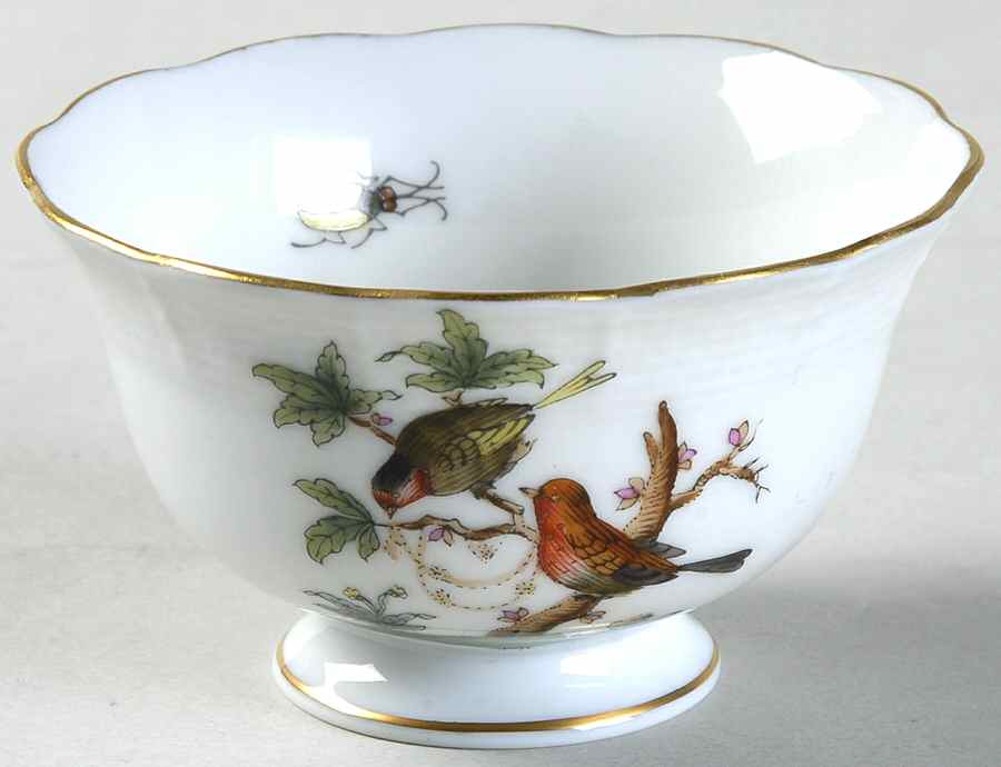 Rothschild Bird (RO) Individual Open Sugar Bowl by Herend-1
