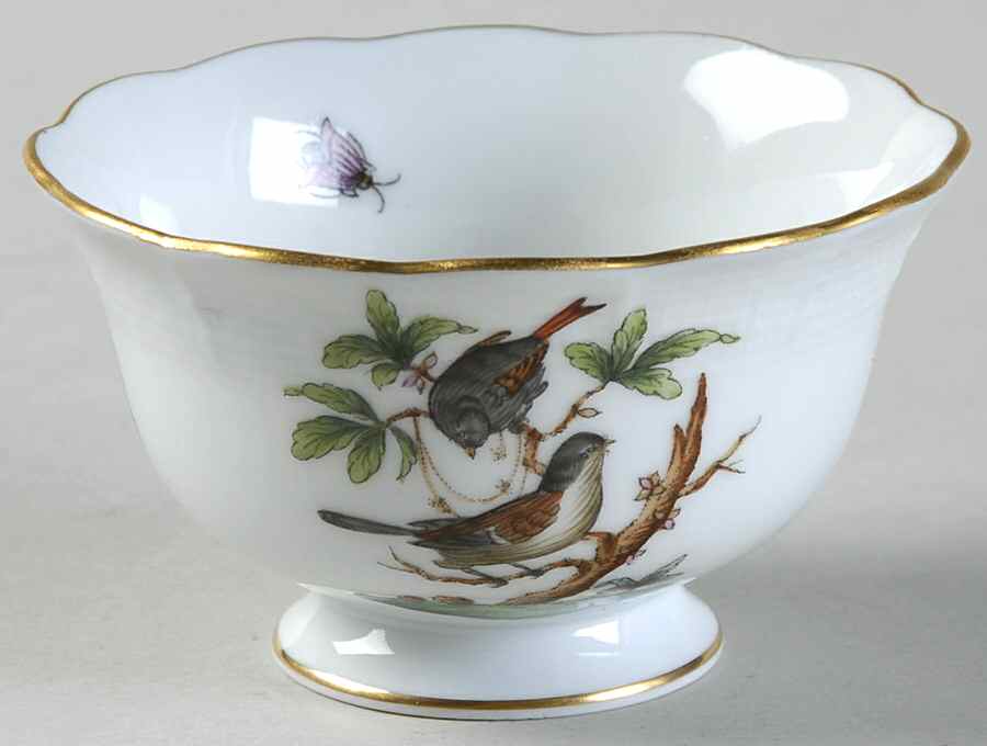 Rothschild Bird (RO) Individual Open Sugar Bowl by Herend-1