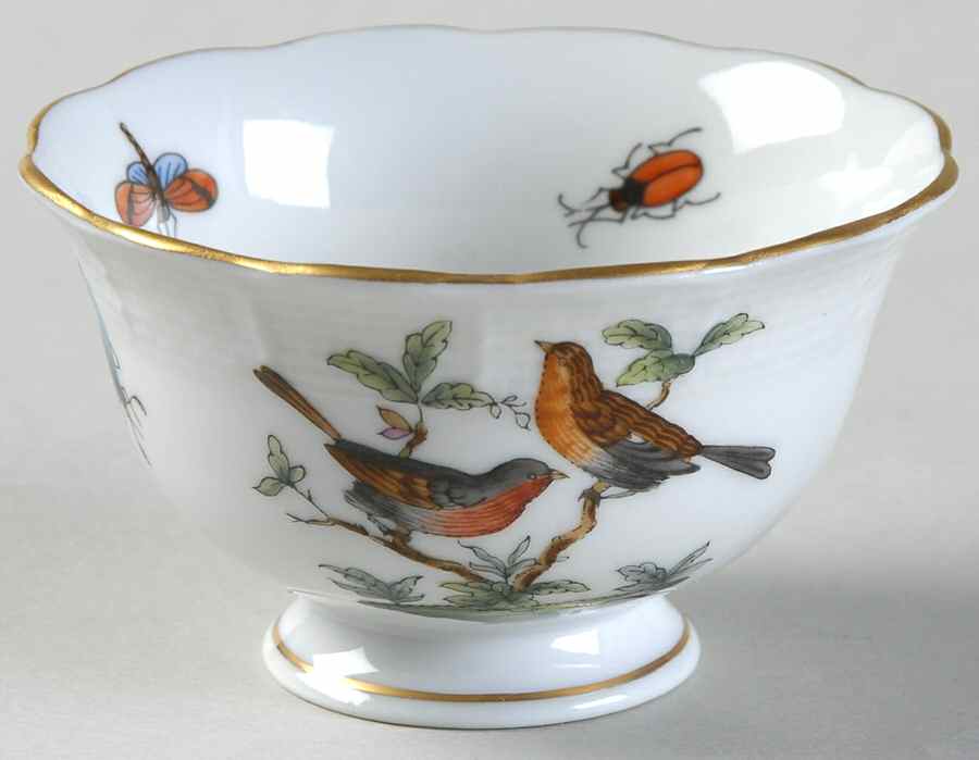 Rothschild Bird (RO) Individual Open Sugar Bowl by Herend-1