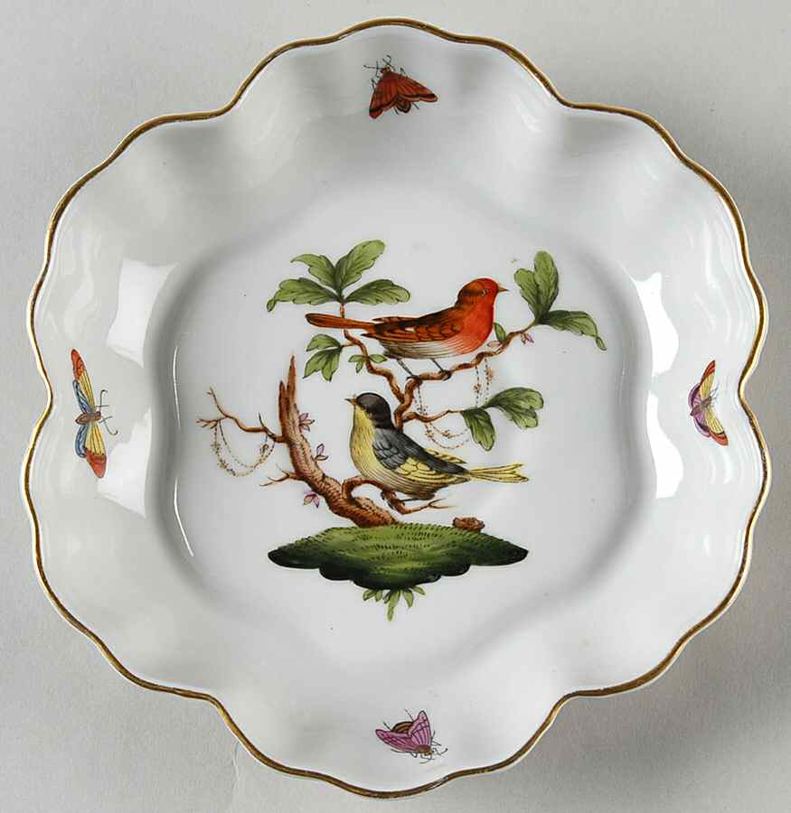 Rothschild Bird (RO) 5" Melon Bowl by Herend-1