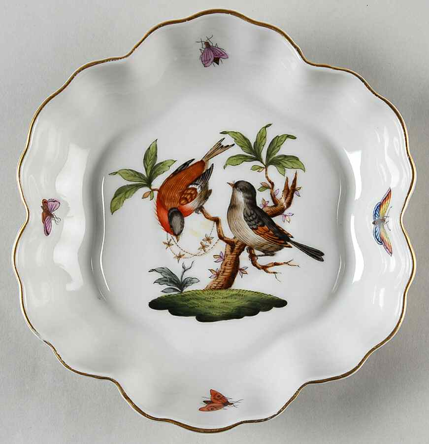 Rothschild Bird (RO) 5" Melon Bowl by Herend-1