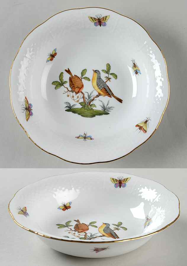 Rothschild Bird (RO) Oatmeal Bowl by Herend-1