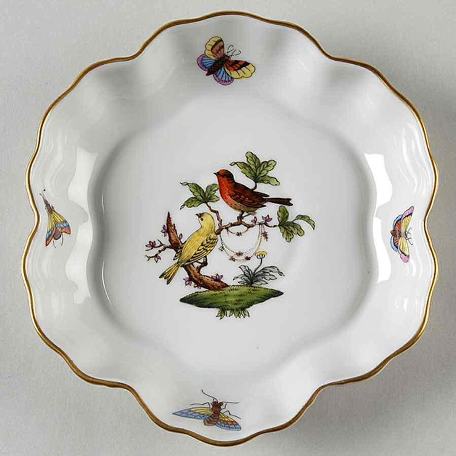 Rothschild Bird (RO) 5" Melon Bowl by Herend-1