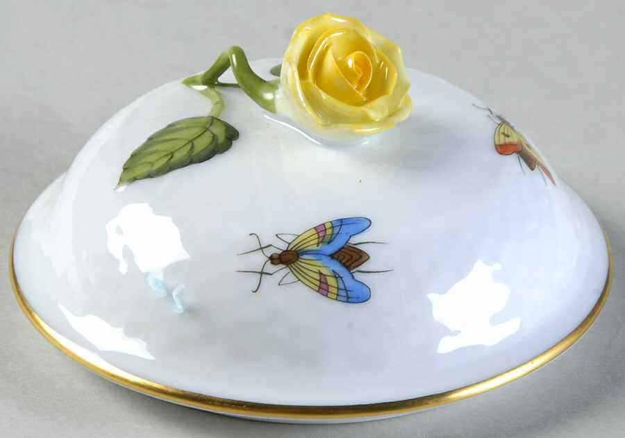 Rothschild Bird (RO) Lid for Cream Soup Bowl by Herend-1